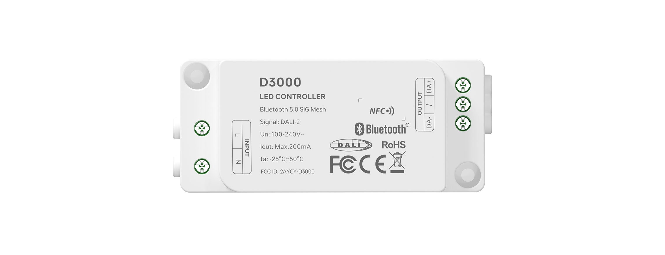 BLE Mesh-DALI-2 Master Controller (with bus power supply) D3000