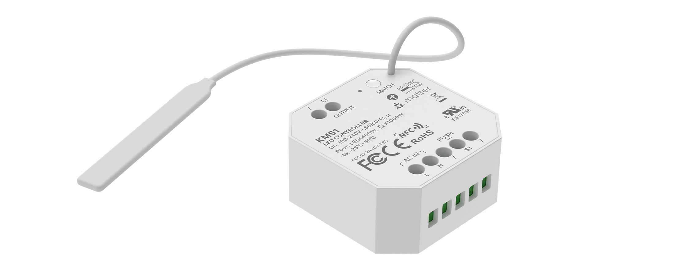 PHSH-Relay Matter/Thread single-relay Switch Module KMS1
