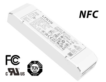 40W 300-1000mA NFC可编程0/1-10V调光电源 SE-40-300-1050-W1A